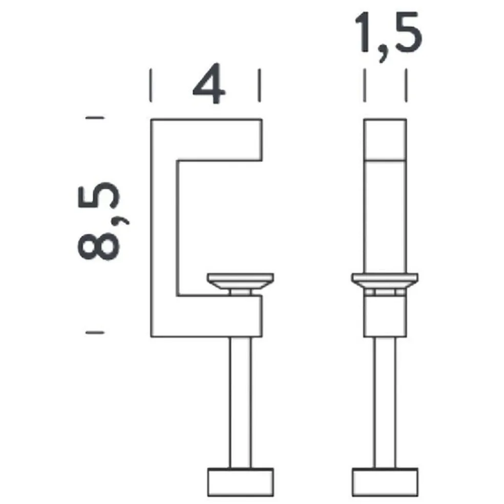 Untitled Linear LED Schreibtischleuchte mit Klemme