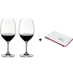 Vinum Cabernet Sauvignon Weinglas 2er Set  + Poliertuch