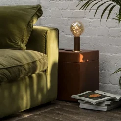 Walnut Knuckle Tischleuchte mit Voronoi I LED E27 2W =><noscript><img width=