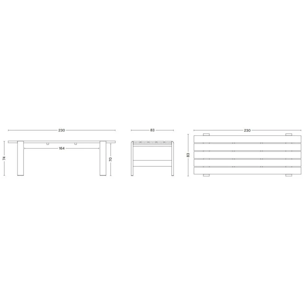Weekday Gartentisch 230cm