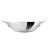 Wok Edelstahl