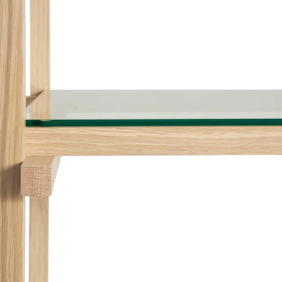Woody Column Regal Glas niedrig