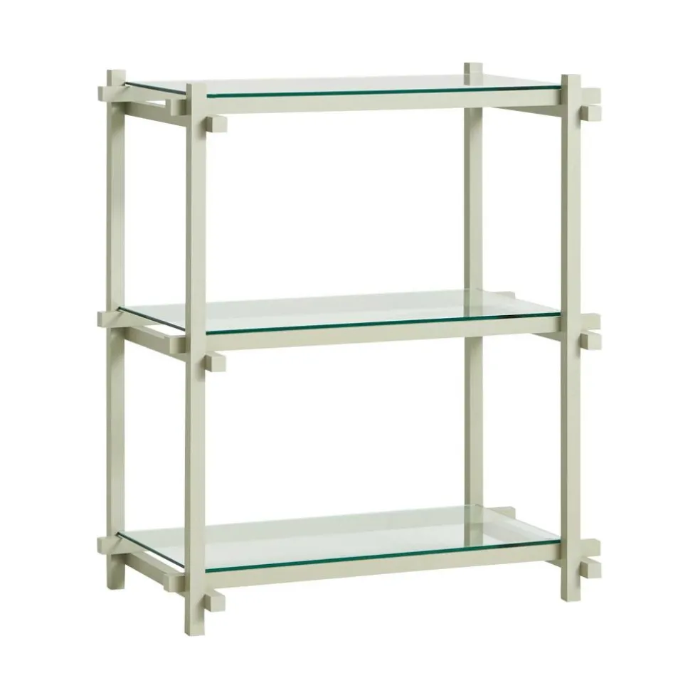 Woody Column Regal Glas niedrig