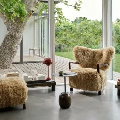 Wulff ATD2 Lounge Chair Gestell Walnuss
