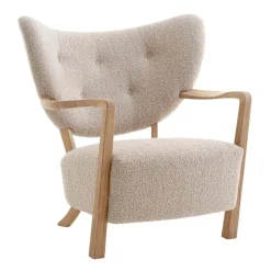 Wulff ATD2 Lounge Sessel Gestell Eiche