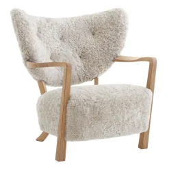 Wulff ATD2 Lounge Sessel Gestell Eiche