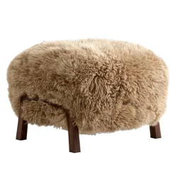 Wulff ATD3 Pouf Gestell Walnuss