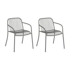 Yua Wire Outdoor Armlehnstuhl 2er Set