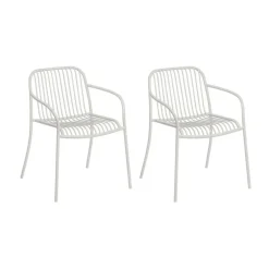 Yua Wire Outdoor Armlehnstuhl 2er Set