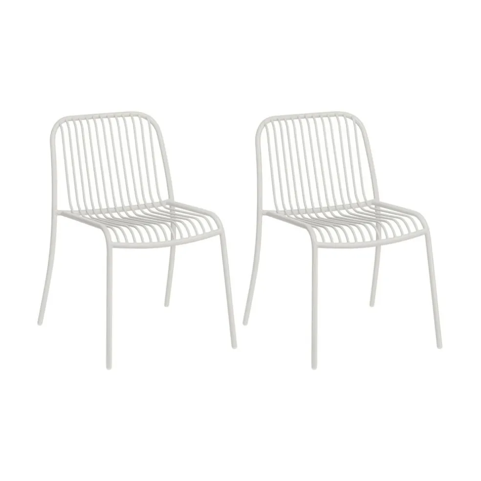 Yua Wire Outdoor Stuhl 2er Set