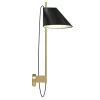 Yuh LED Wandleuchte Messing